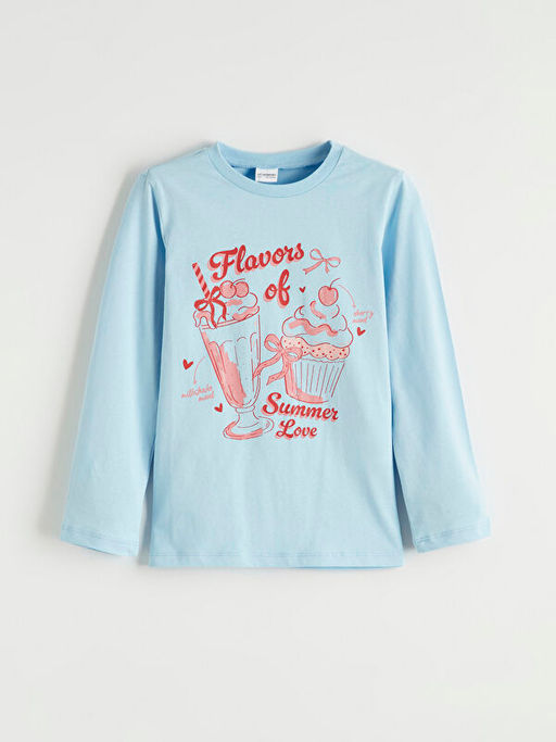 Bask?l? K?z ?ocuk Pijama Tak?m