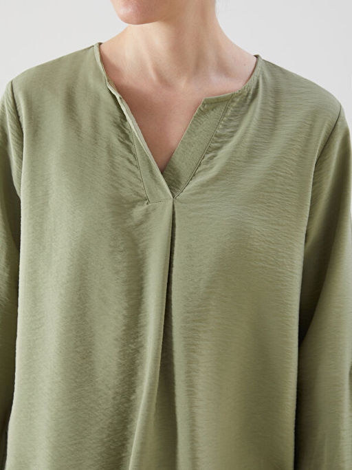 Ka??k Yaka Kad?n Bluz