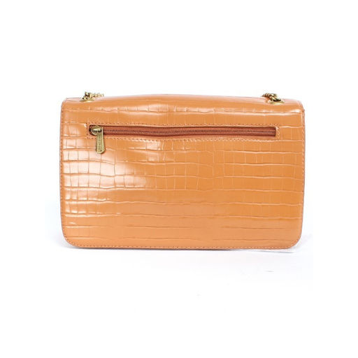 Сумка женская искусственная кожа DJ-7002-2-CARAMEL, 2отд, плечевой ремень (цепочка), карамель SALE 255996 - Adelia фото 2