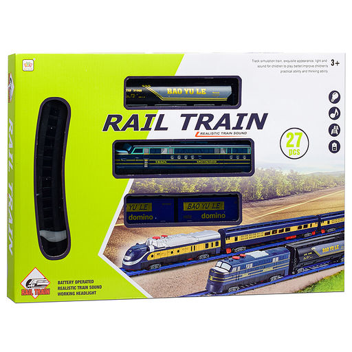 Железная дорога "Великий тракт" (свет, звук) в коробке