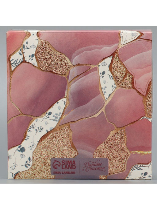 Цена за 5 шт. Кондитерская упаковка, коробка «Wonderful», 14×14×3.5 см