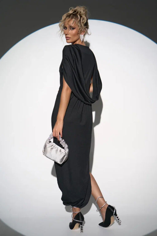 Платье Грация (черный) - Эльза фото 21