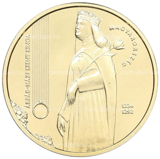 Монета 3000 форинтов 2024 года Венгрия 800-летие со дня рождения святой Кинги Польской