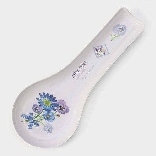 Подставка под ложку Изобилие, пластик, 2710 см, белая, рисунок МИКС - Simaland фото 8