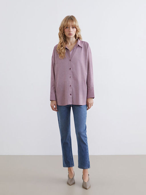 Oversize Oxford Kad?n G?mlek