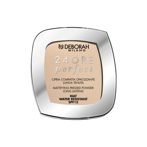Пудра матирующая Deborah 24ore Perfect тон 1 Light Beige 9 г  фото 10