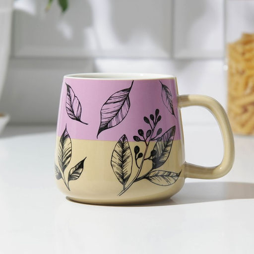 Кружка керамическая Листья, 350 мл - Дорого внимание фото 3