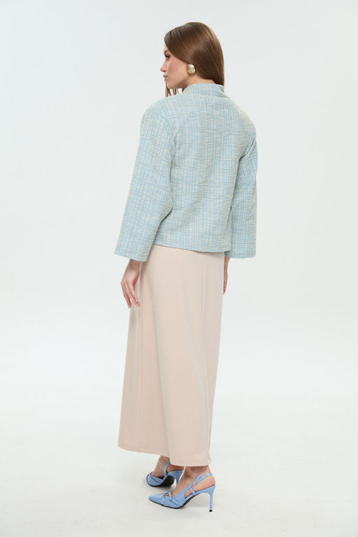 Костюм NIKVA н1035-3 небесный и капучино  фото 2