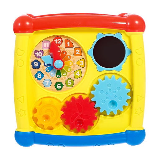 Развивающая игрушка ZABIAKA «Умный кубик», световые и звуковые эффекты