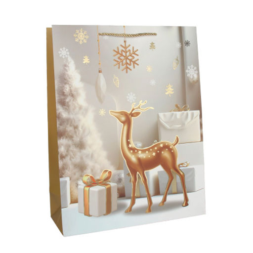 Пакет подарочный 31х40х12 / 104-1L /уп 12/360/Новый год - ГалеонТрейд фото 2