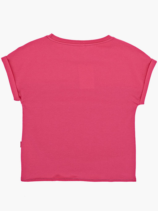 Футболка для девочки UD 6338 малина/серый - Mini maxi фото 4