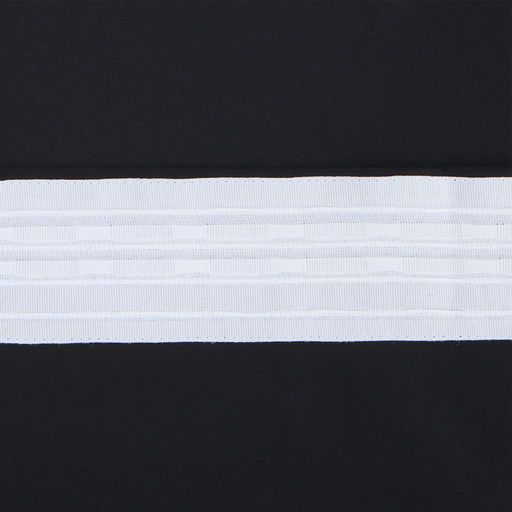 Штора портьерная «Этель», 130×300 см, черный, блэкаут