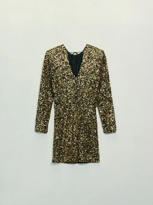 Платье мини из пайеток / Zarina