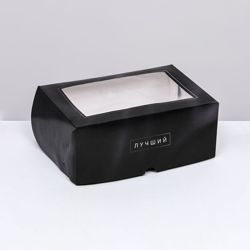 Упаковка на 6 капкейков с окном, Лучшему мужчине, 25?17?10 см