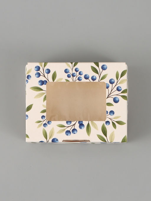 Цена за 5 шт. Коробка складная «Ягоды», 10 × 8 × 3.5 см