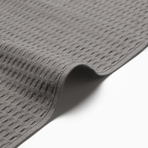 Набор кухонное полотенец Доляна тёмно-серый, 35х60см-3шт., 100% хл, вафля, 220 гр/м2  фото 4