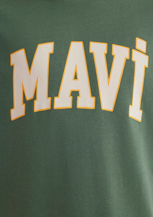 Mavi Logo Bask?l? Yesil Tisort  фото 7