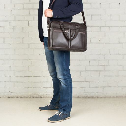 Деловая сумка для ноутбука Colston Black - Lakestone фото 19