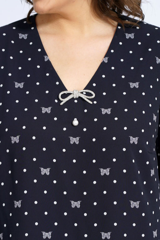 Платье ALANI 2160 темно-синий - Alani collection фото 4