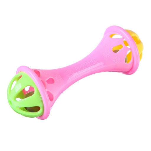 Погремушка Гантелька, цвет МИКС, Крошка Я фото 4