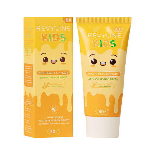 Revyline Kids зубная паста ваниль 50 г