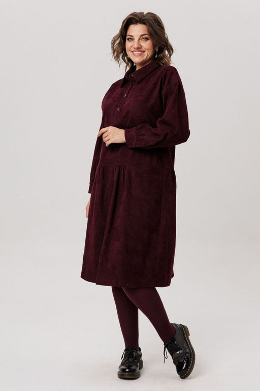 Платье ANELLI 1730 морозная вишня  фото 10