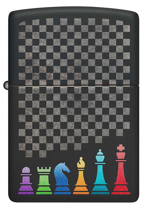 Зажигалка ZIPPO Шахматные фигуры | Chess Pieces 48662  фото 2