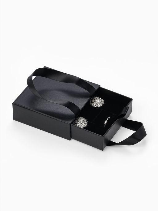 Набор коробочек подарочных 6 шт. под набор «Премиум», 10×10 см (± 2 мм), чёрный