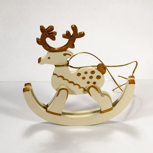 Елочные игрушки - Олень на качалке 1013 - Idh фото 2