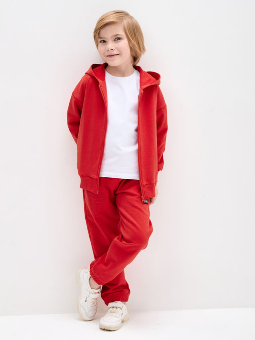Красная толстовка для девочки - Kogankids фото 38