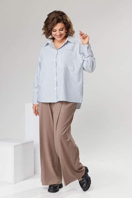 Костюм Romanovich Style 2-2726 голубой/бежевый фото 3