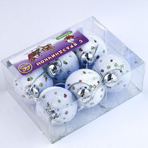 Набор ёлочных игрушек син. 6 шт - Family фото 2
