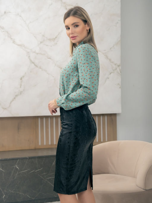 08-286 Юбка - Вишня фото 4