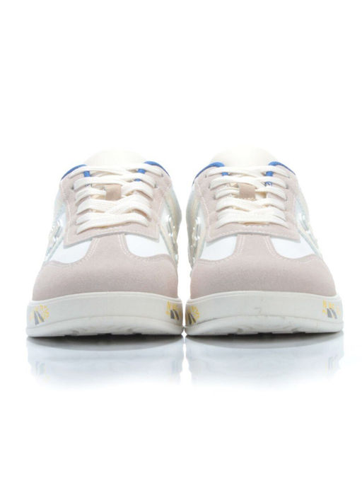 05-6015-2 WHITE/BEIGE Кроссовки женские (искусственные материалы) - No name фото 11