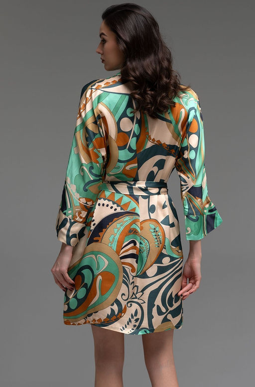 Короткий халат на пуговицах Mia-Amore  фото 2