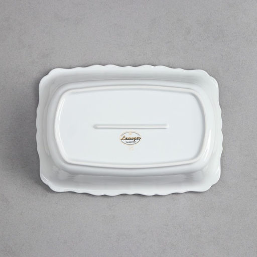 Форма для запекания, 1.1 л, прямоугольная, фарфор, Иран