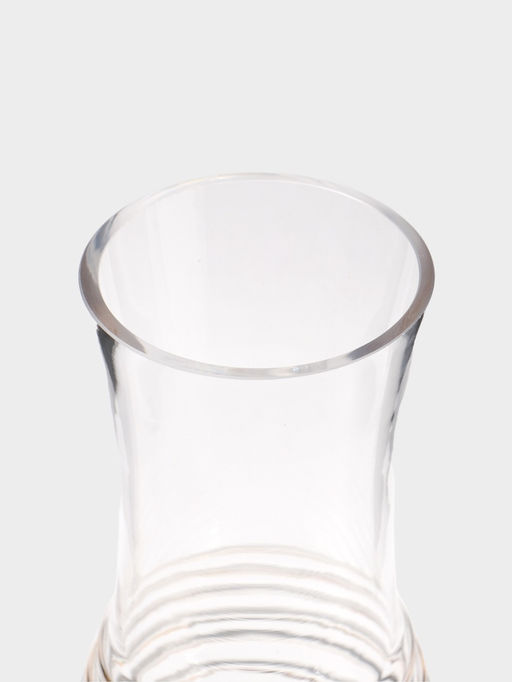 Ваза стекло настольная "Сигрид" 25х10,5 см, прозрачно-золотой