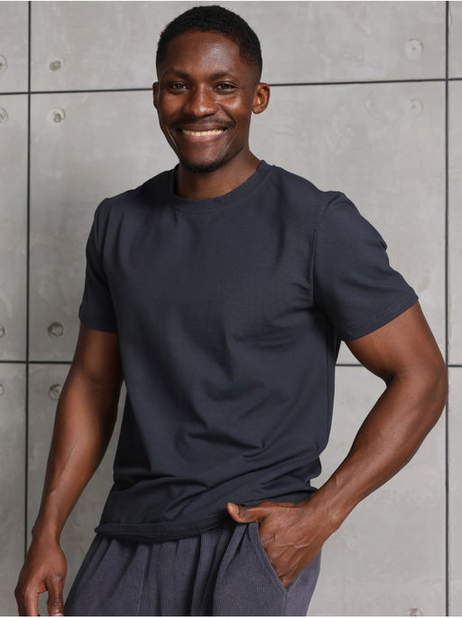 Футболка "Однотонная" Графит Мужской