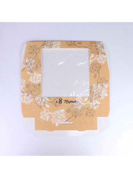Цена за 5 шт. Коробка складная Веточки, 8 марта, 20 х 20 х 4 см - Дарите счастье фото 5