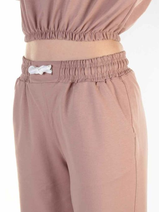 303-1 BROWN Спортивный костюм женский (100% хлопок) - Fashion фото 5