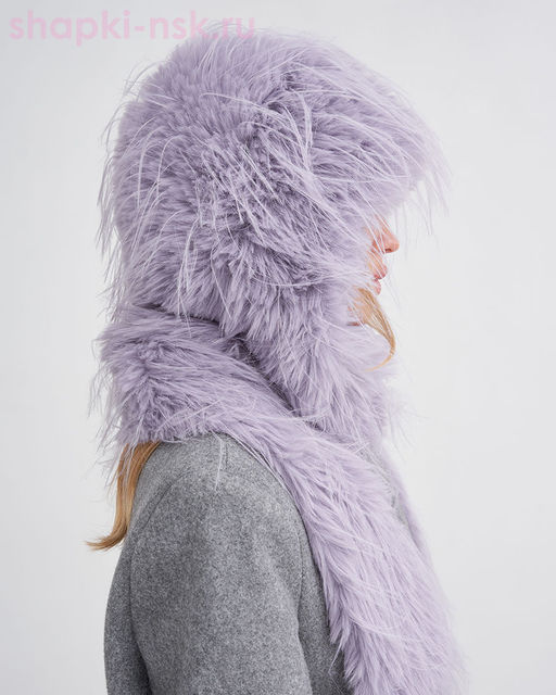 Леона экомех страус Капюшон женский (56-58)