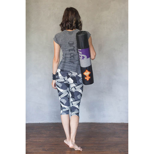 Чехол для йога-коврика Sangh, 6822 см, для толщины до 6 мм, цвет чёрный  фото 5