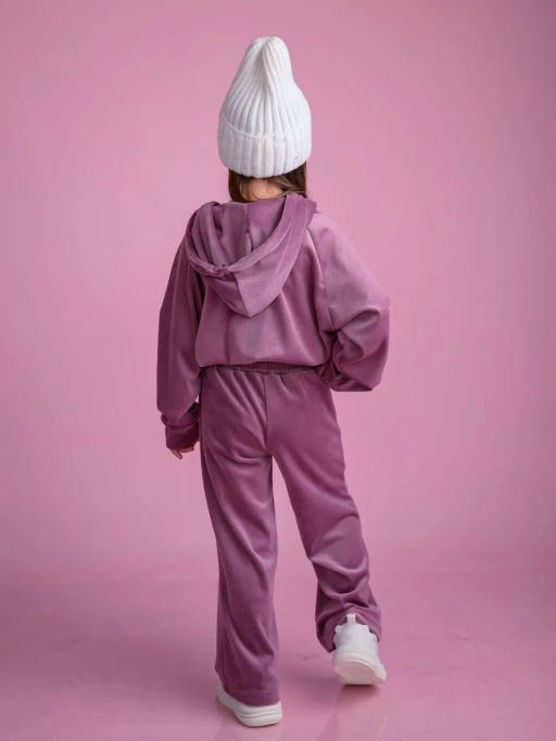 КД1249-М Костюм велюровый ЦВЕТ: СИРЕНЬ