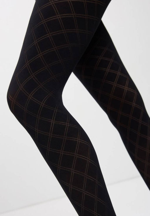 Колготки фантазийные CONTE TRAVEL Колготки с геометрическим рисунком nero - Conte elegant фото 5