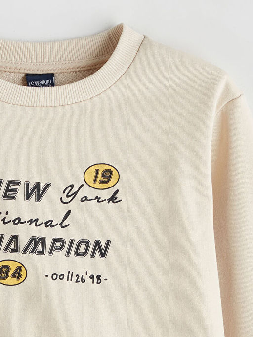 Bisiklet Yaka Erkek ?ocuk Sweatshirt