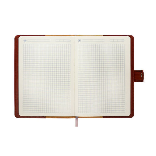 Ежедневник недатированный Бизнес, А5, в клетку, с хлястиком, 128 листов, обложка кожзам, чёрный - Simaland фото 6