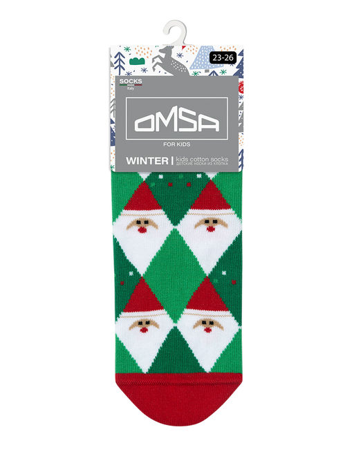 (Omsa) Calzino 21N62 плюш (санта)  фото 2