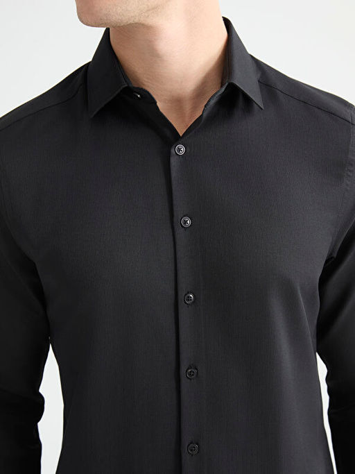 Slim Fit Uzun Kollu Arm?rl? Erkek G?mlek