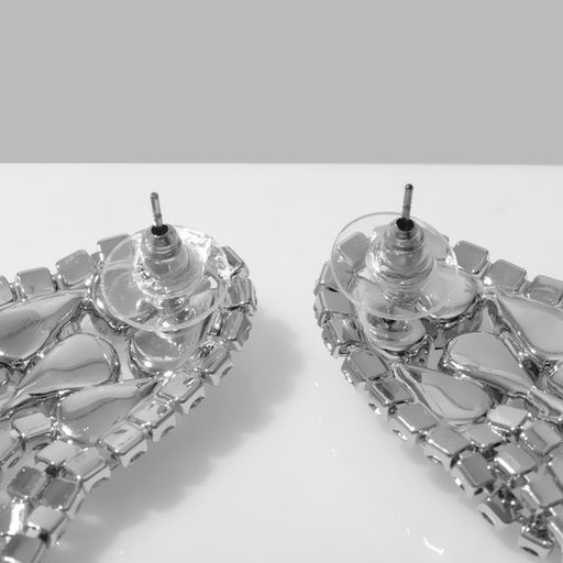 Серьги висячие со стразами Голливуд нити на кристаллах, цвет белый в серебре, 15см - Queen fair фото 2