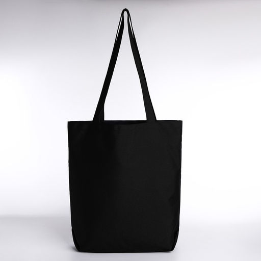 Сумка шопер Листья, 40х12х38, цвет черный - Nazamok фото 4